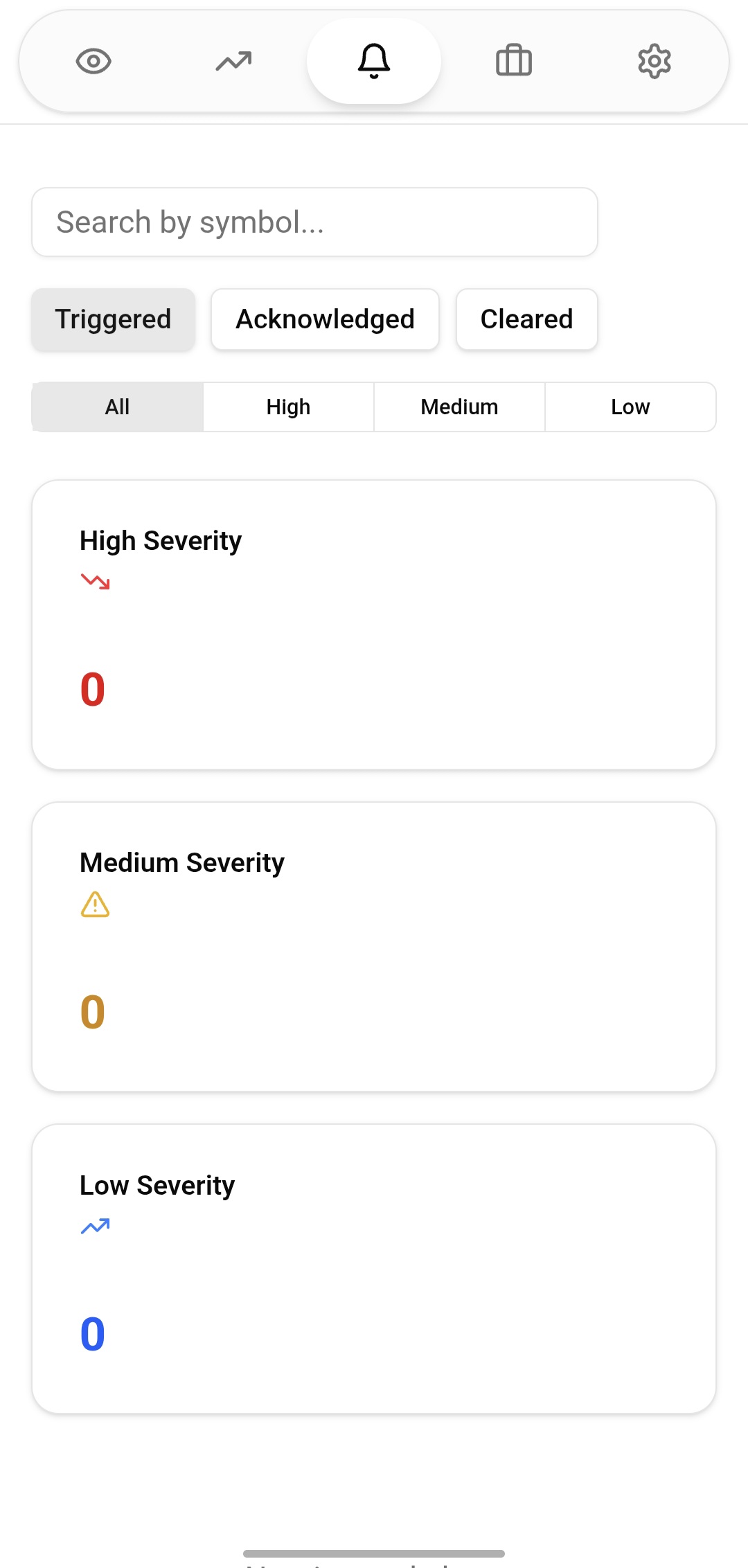 Alerts - Get notified on price changes.